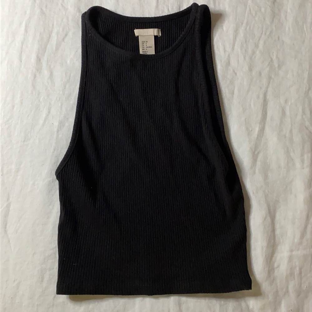 Black crop top